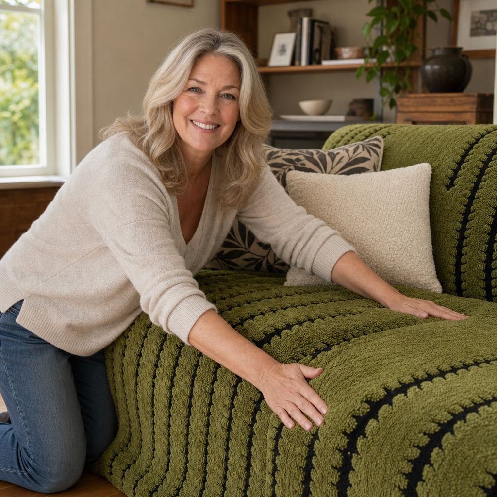 Snugstay – Plush Non-Slip Stretch Sofa Cover