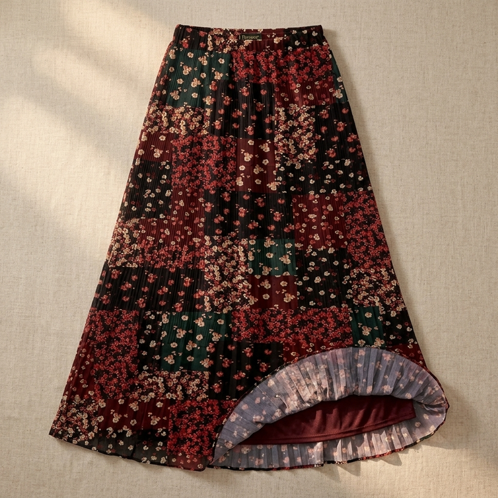 Floressa™ – Flowy Double Lined Maxi Skirt
