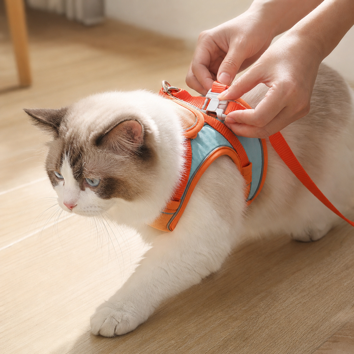 PurrPath – Reflective Step-In Cat Harness