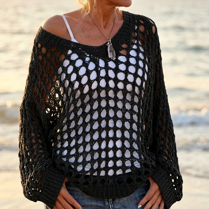 Covena™ – Breezy Crochet Layering Top