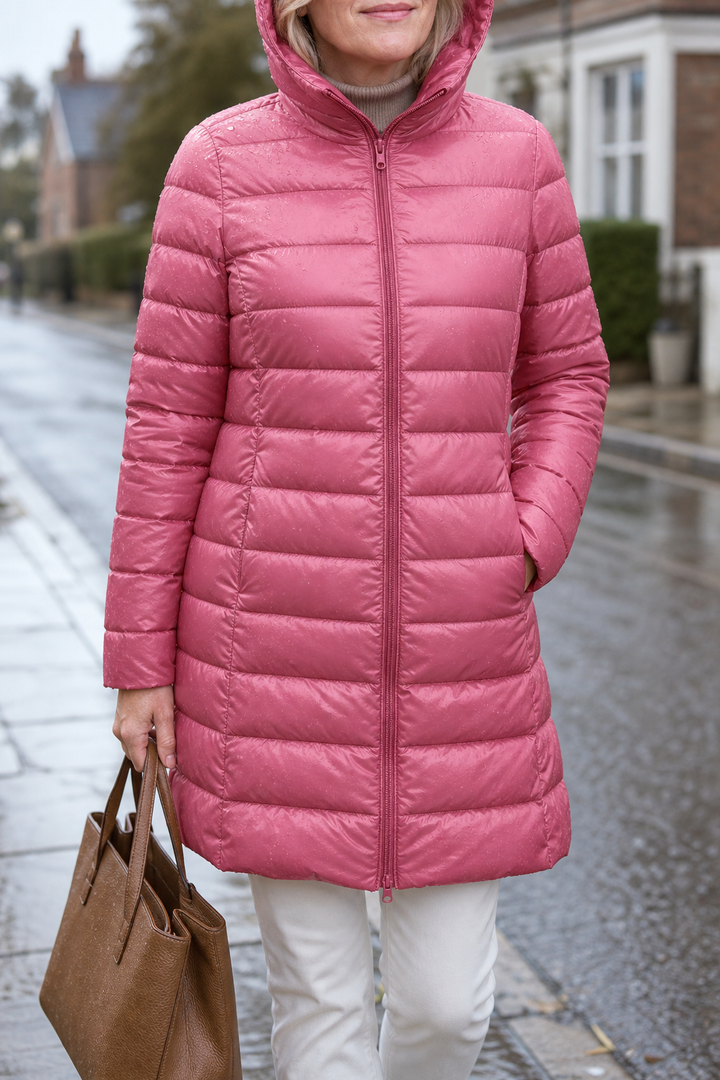 Featherlyte – Detachable-Hood Packable Ultralight Puffer Jacket