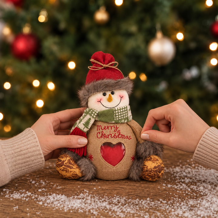MerryZip – Plush Christmas Gift Bag With Hidden Compartment