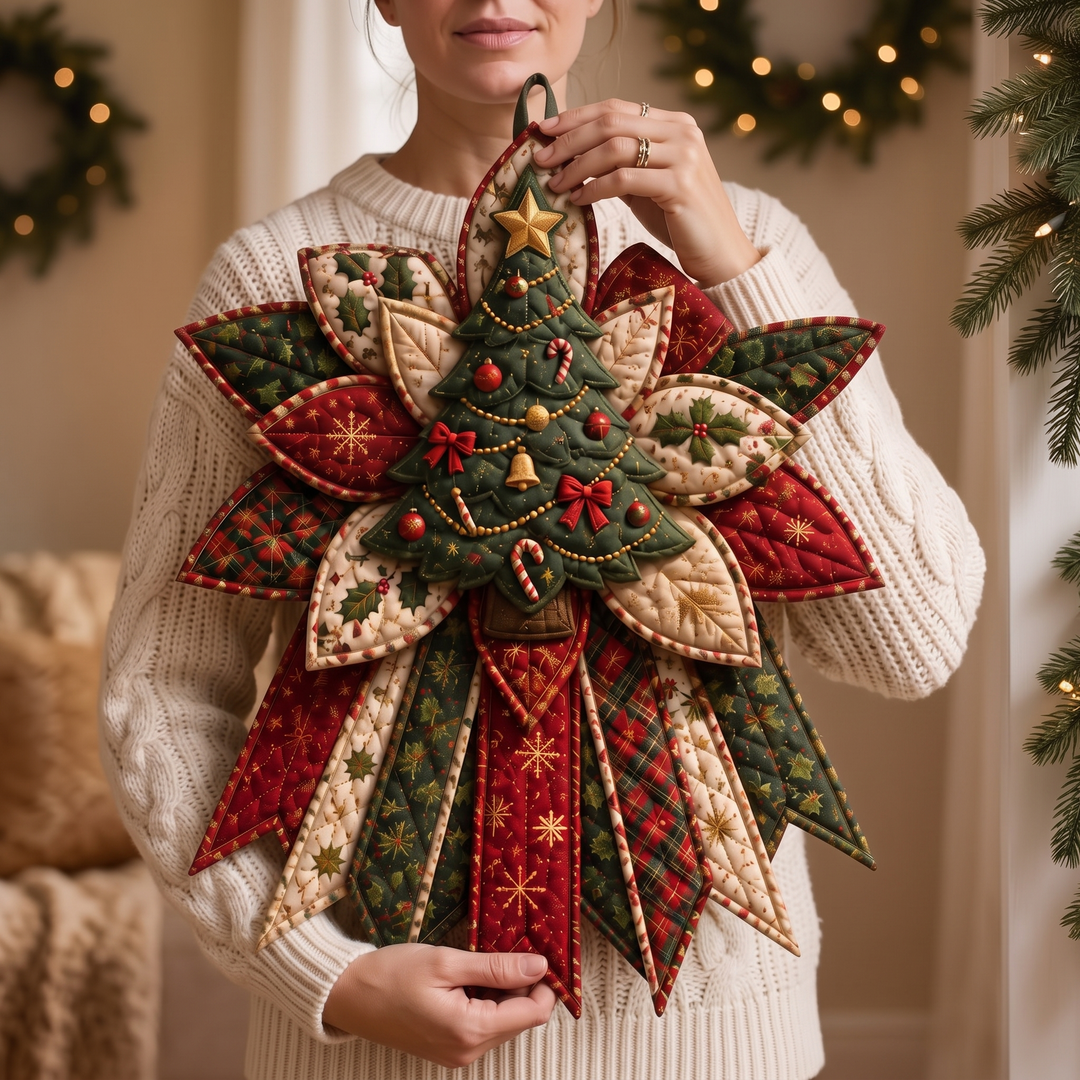 Holly & Stitch – Quilted Christmas Door Hanger Sewing Kit