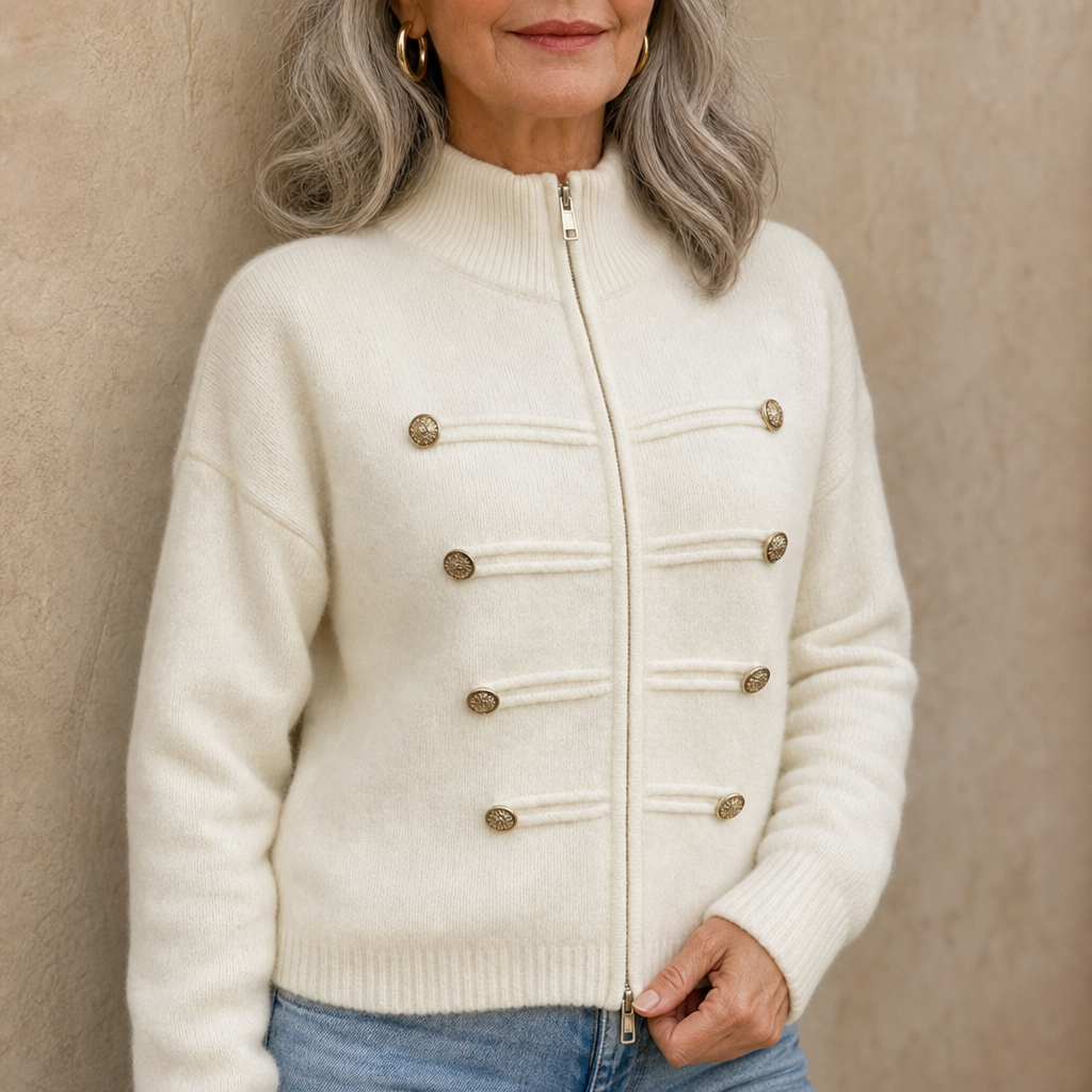 Zipelle – Two-Way Zip Sweater Jacket