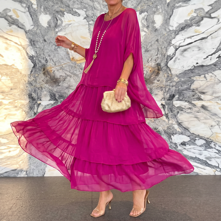 Marella™ – Elegant Tiered Dress for Events