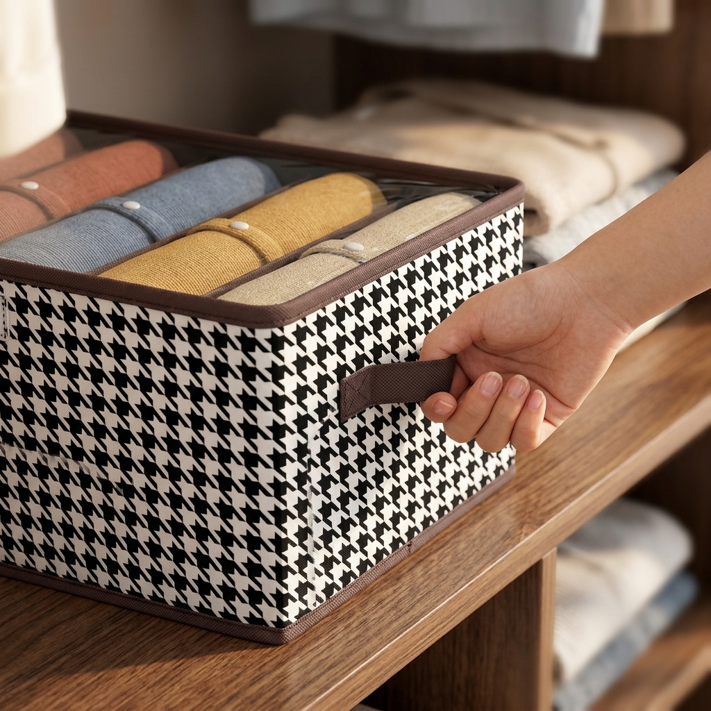 Gridwell™ – Foldable 9 Grid Clothes Organizer Box