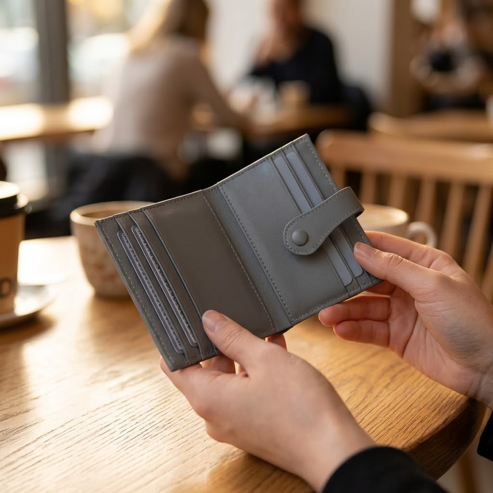 Tessara™ – Woven Lambskin Card Wallet