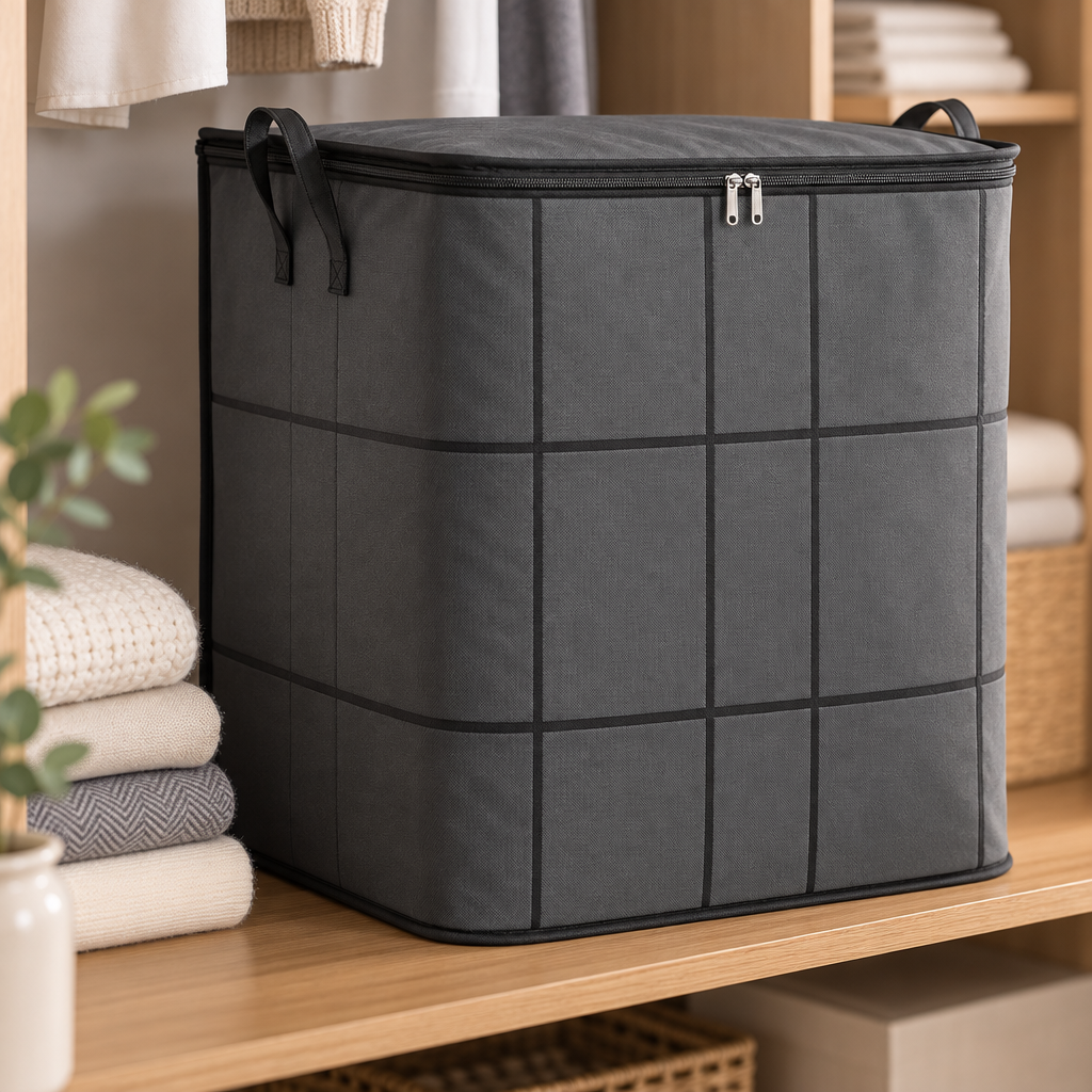 Stashly – Non-Woven Comforter Storage Bag With Zipper
