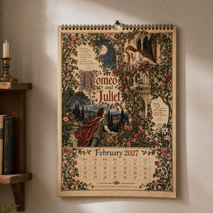 Bardwell – A Shakespearean Year Illustrated Wall Calendar