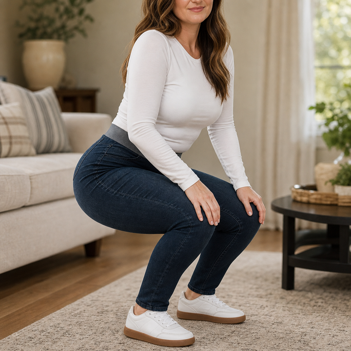 EaseForm – High-Rise Pull-On Stretch Jeans