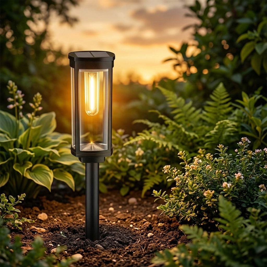 Lumiara™ – Vintage Glow Solar Walkway Light