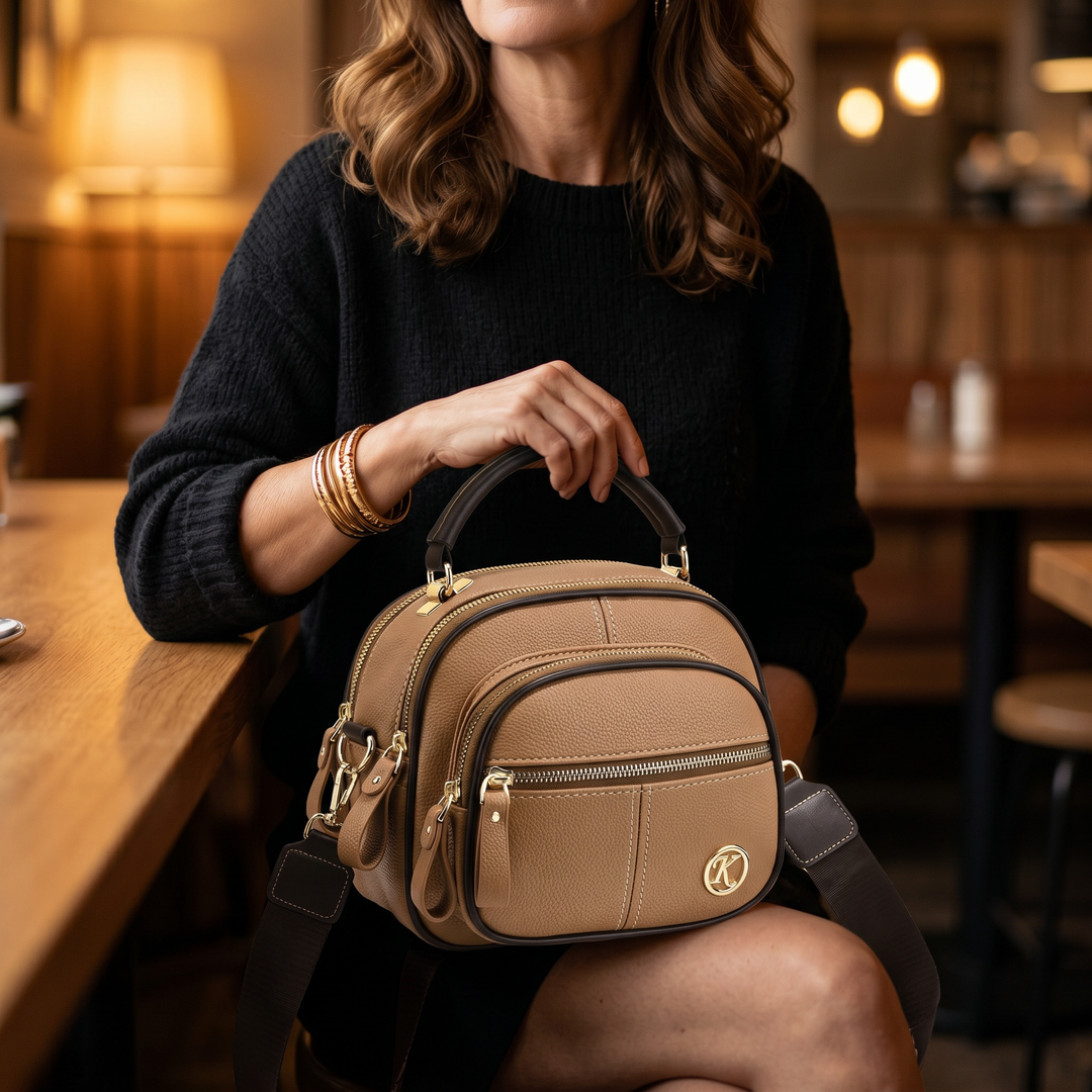 Velora™ – Multi-Compartment Crossbody Bag