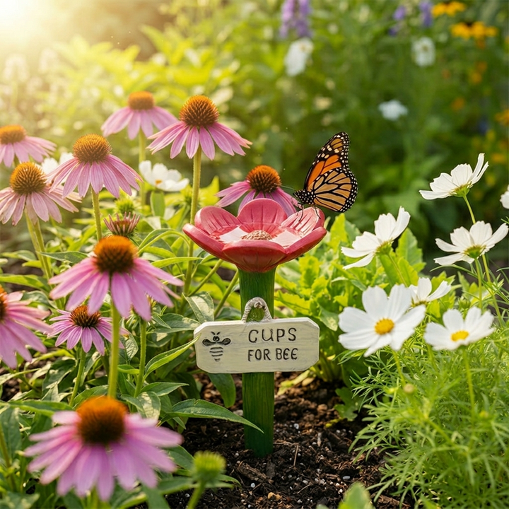 Bloomsip™ Flower Shaped Bee Watering Station