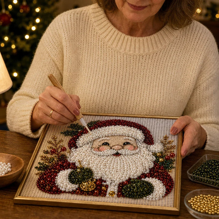 Pearl Noel – Pearl Bead Christmas Diamond Painting Kit