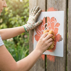 Florenza™ Large Reusable Flower Stencils (Set of 6)