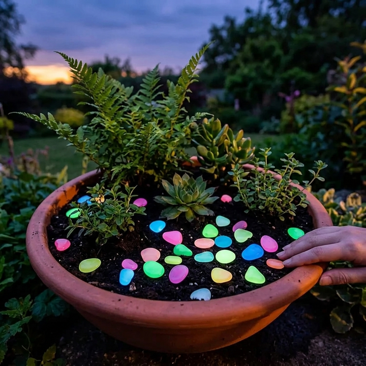 Lumara™ – Glow in the Dark Garden Stones