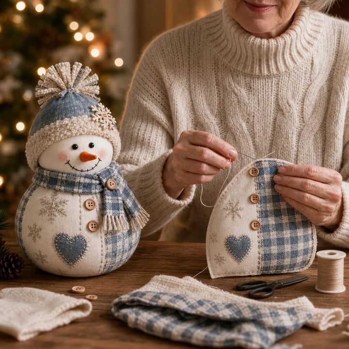 Patchwork Pals – Patchwork Fabric Snowman Sewing Kit