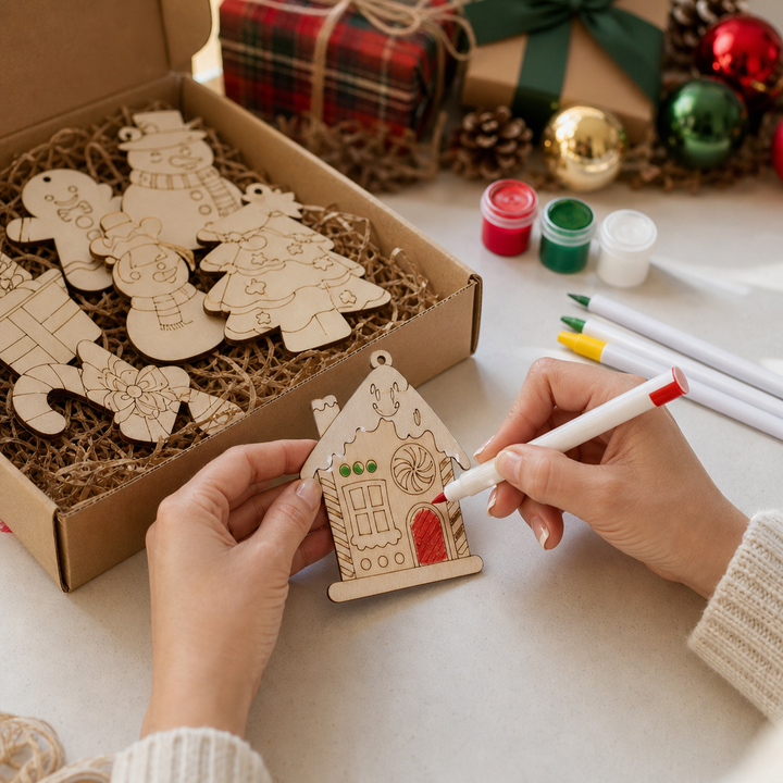 Twigletta – Paint-Your-Own Wooden Ornament Kit