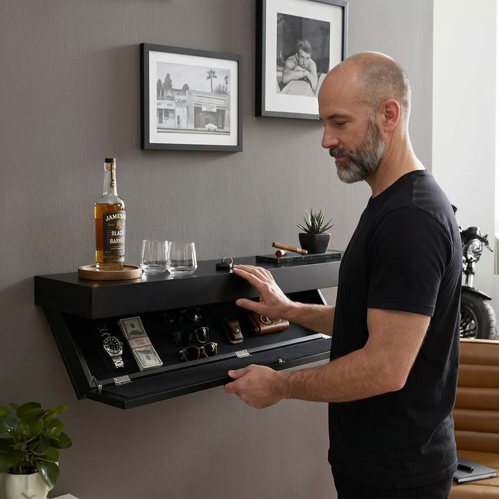 Vaultedge™ - Floating Wall Shelf with Hidden Compartment