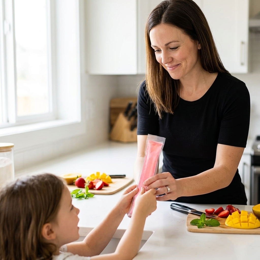 Popsly™ – Leakproof DIY Popsicle Pouches with Funnel