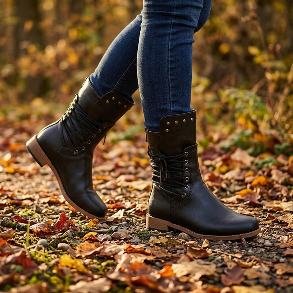 Westlyn™ Wool Lined Lace Up Ankle Boots