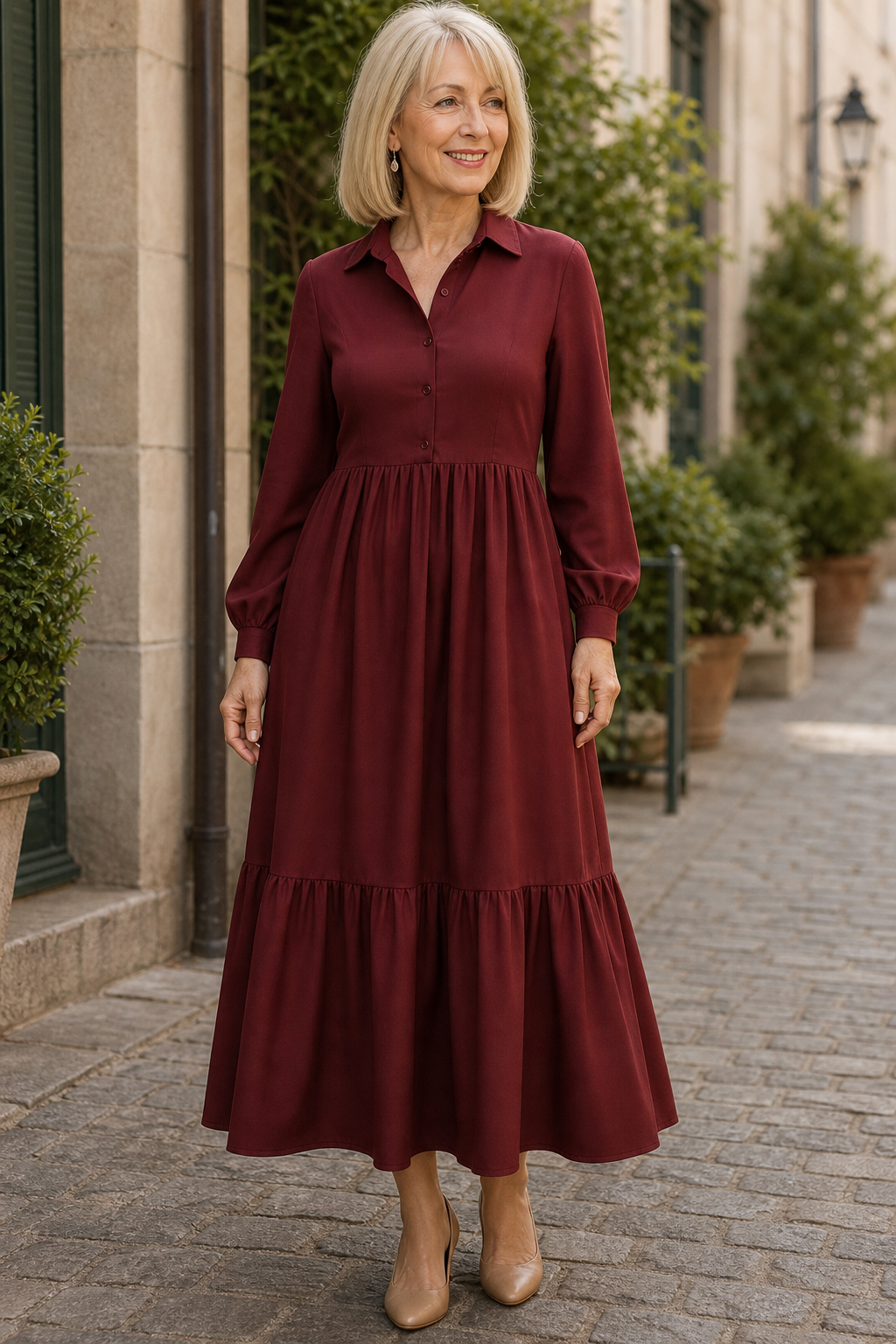 Wearbella – Relaxed Fit Flowy Swing Dress