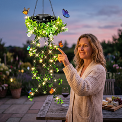 Lumivia™ - Solar Hanging Ivy Lantern for Magical Evening Gardens