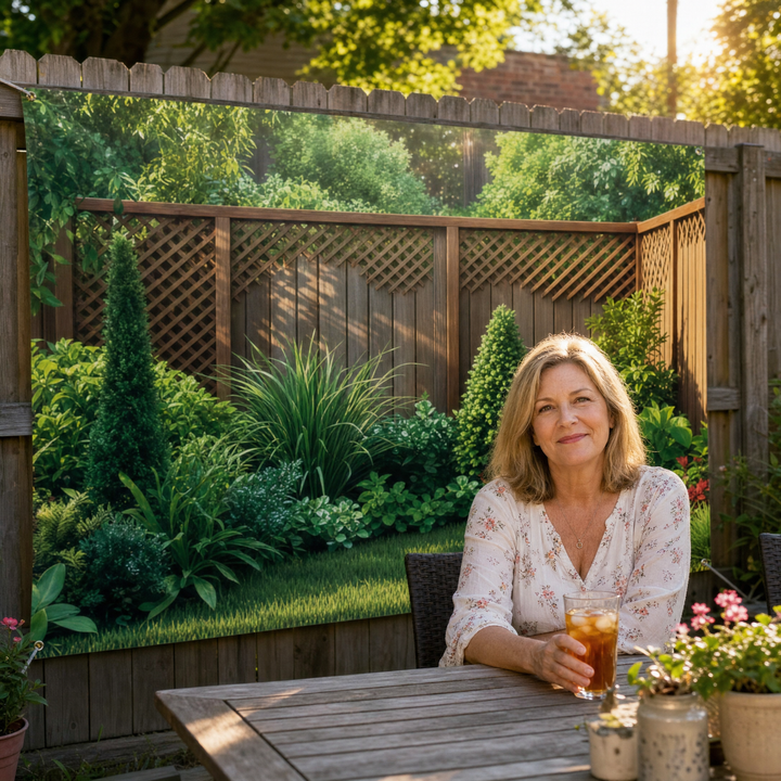 Verdara™ – Lush Garden Backdrop Banner