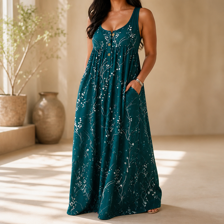 Stillwear – Maxi Dress That Drapes, Never Clings