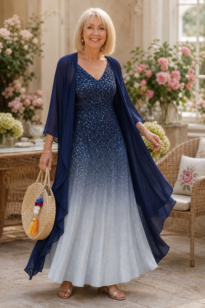 Wearbella – Two-Piece Maxi Dress And Cover-Up Set