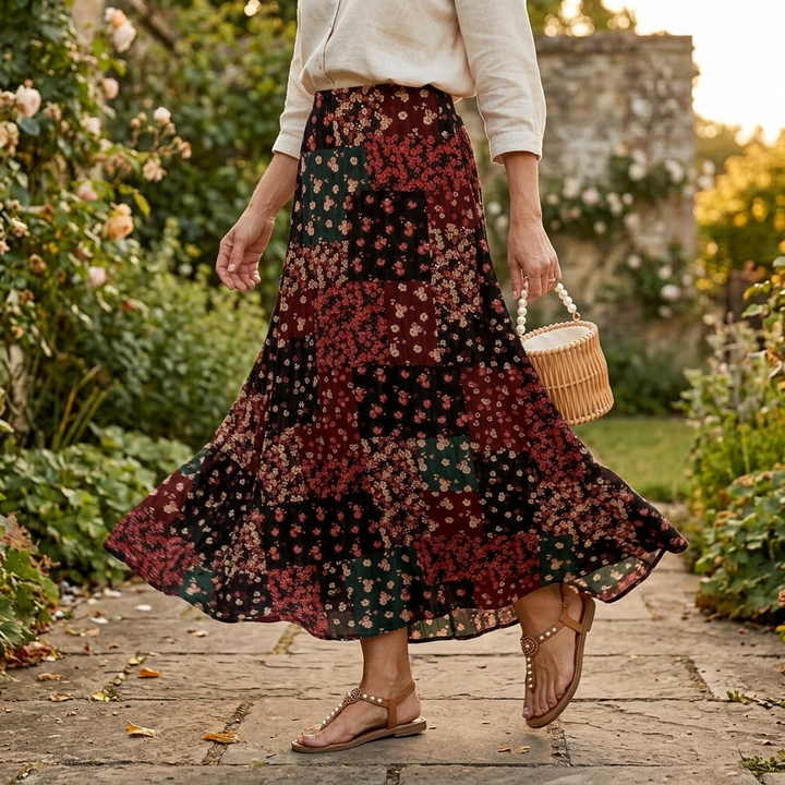 Floressa™ – Flowy Double Lined Maxi Skirt