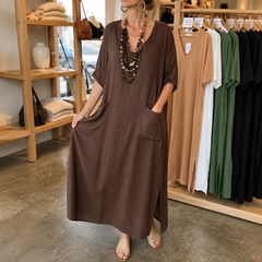 Marisole – Loose-Fit Maxi Dress That Skims, Never Sags