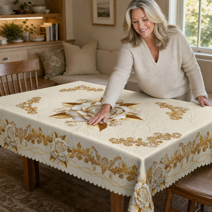Everlace – Waterproof Rose Gold Tablecloth