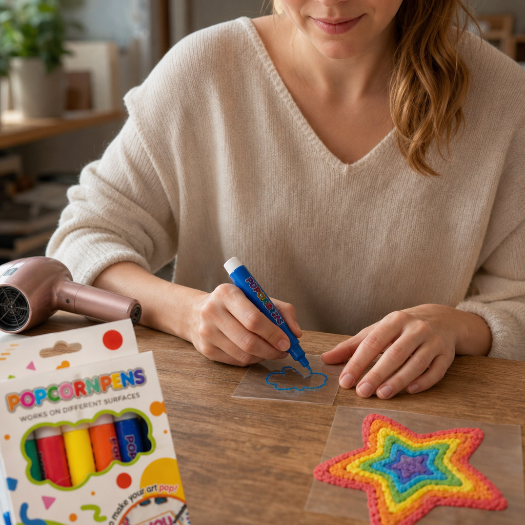 Puffora – Heat-Activated 3D Puffy Art Pens