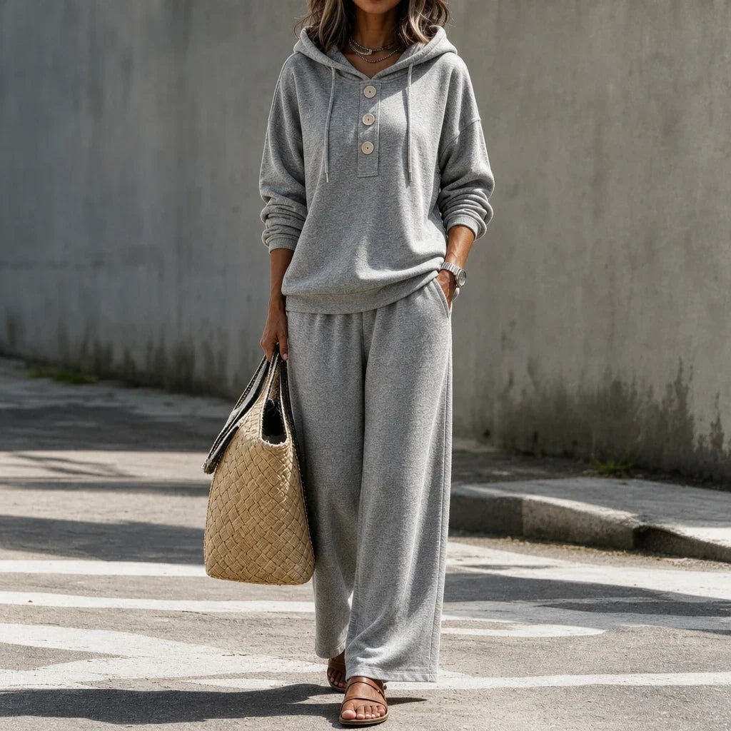 Veluna – Hoodie And Lounge Pants Set
