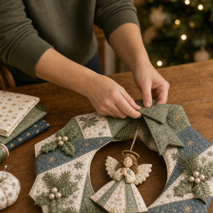 Tuckwreath – Quilted Fabric Wreath Kit