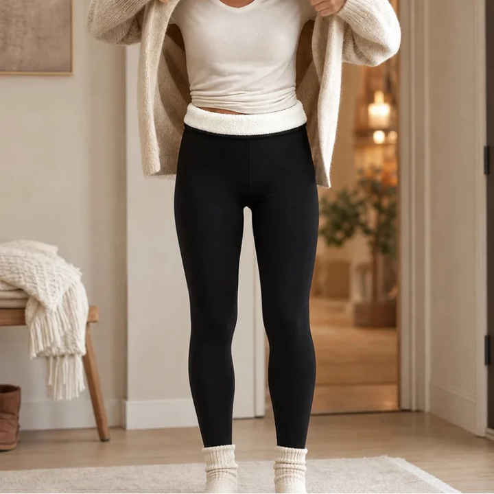 WinterSoft – High-Waisted Fleece-Lined Thermal Leggings