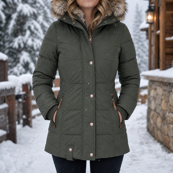 Quilvara – Fitted Quilted Hooded Jacket