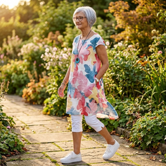 Florella™ – Watercolor Floral Summer Dress