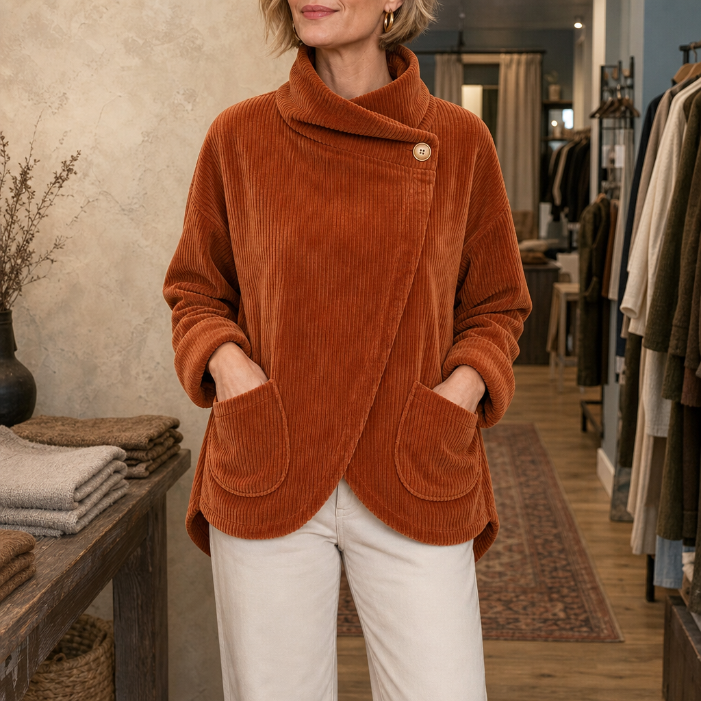 Vellara – Asymmetric Wrap Top