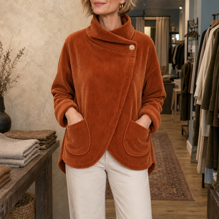 Vellara – Asymmetric Wrap Top