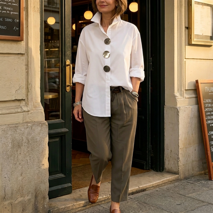 Milenza™ – Italian Style Statement Blouse