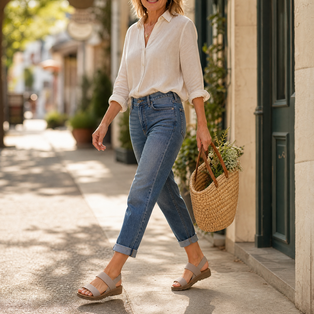 Mirelle™ – Stretch Strap Walking Sandals