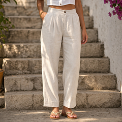 Linora – Relaxed Wide-Leg Trousers