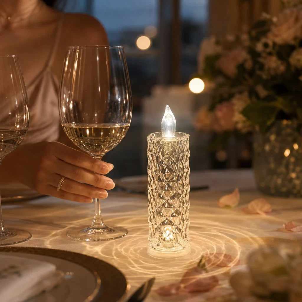 Crystella – Crystal-Look LED Flameless Candle
