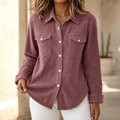 Ribwell – Ribbed Knit Button-Front Shacket