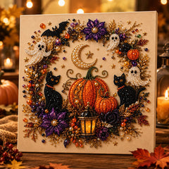 Beadory – Halloween Pearl Bead Craft Kit, Cozy Wall Art DIY