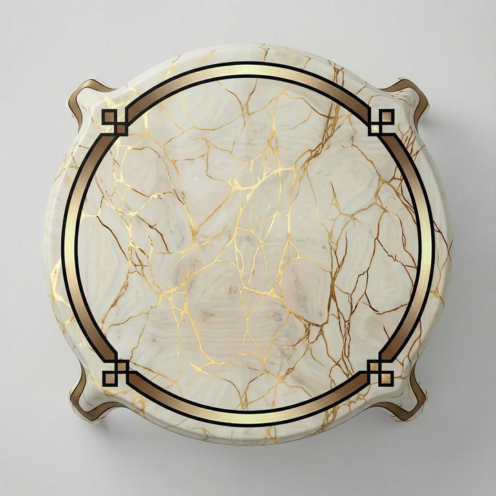 Marblara™ – Waterproof Gold Marble Tablecloth