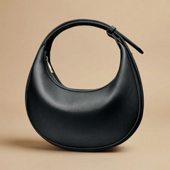 Lunaire™ Sculpted Crescent Shoulder Bag