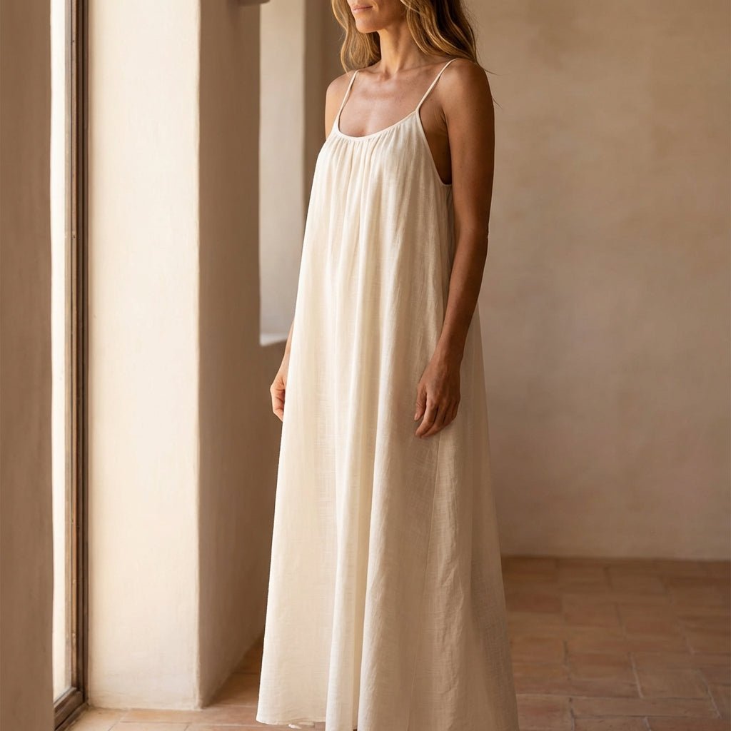 Soleia™ Flowy Open Back Summer Maxi Dress - Lark & Clover